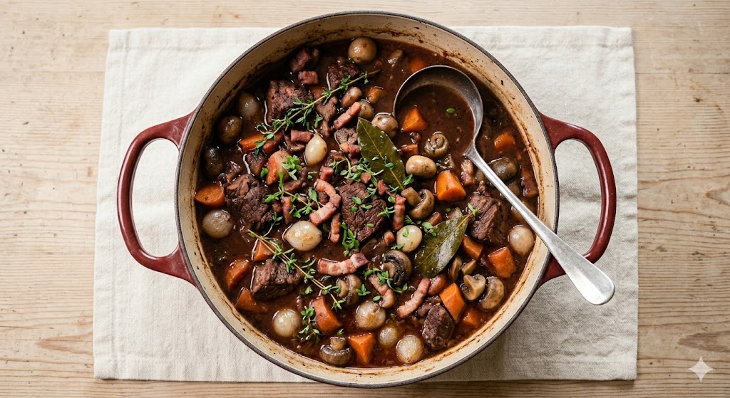 Boeuf Bourguignon maison